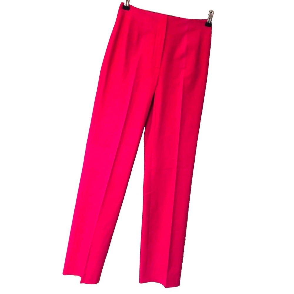 Piazza Sempione Sophia Pants‎ Women 8 28x34.5 Pink Straight Stretch Italy